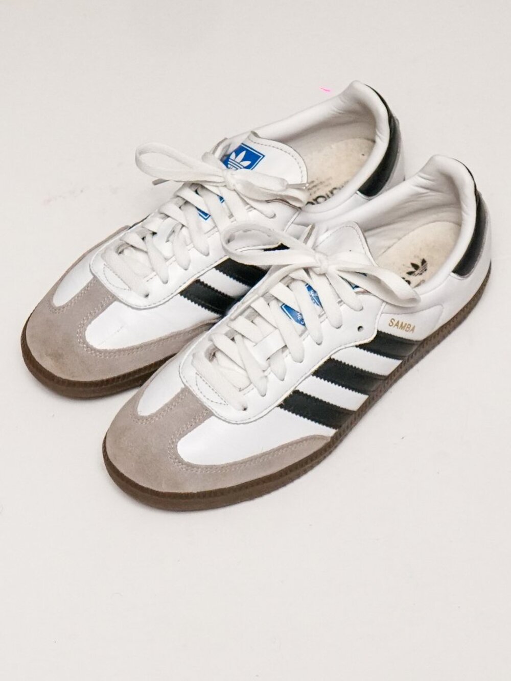 Adidas Samba Original sneakers White, Core Black, Size 8 Men's